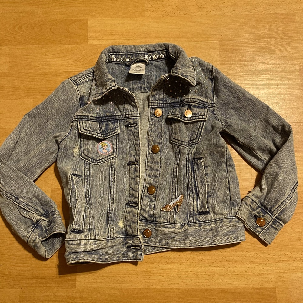 Disney Cinderella Jean Jacket Size 5/6